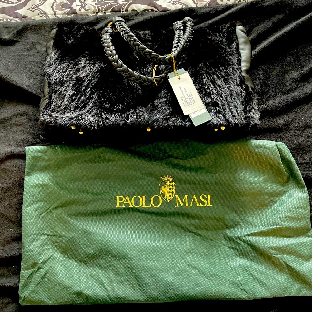 Paolo Masi Dyed Mink purse